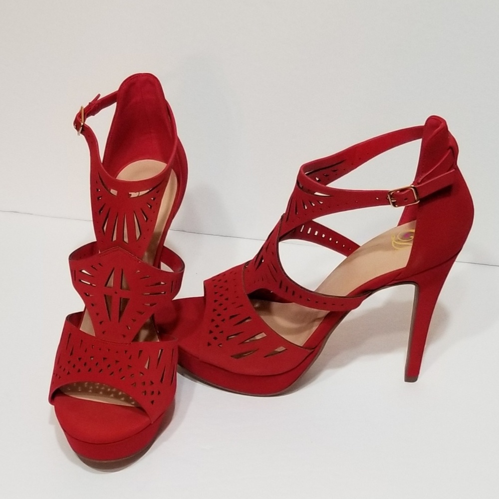 Red Stiletto Sandal - Picture 8 of 8